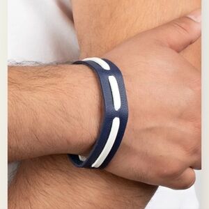 Paparazzi Bracelet ~ Ride Easy - Blue. Snap
